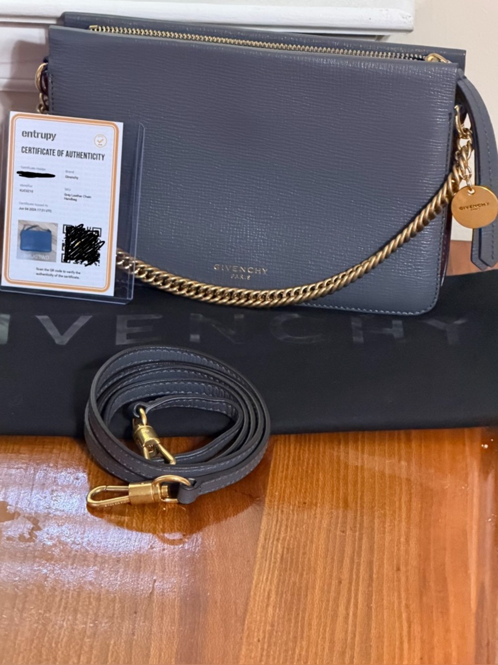GIVENCHY 3-WAY CROSS3 BAG W/ **COA**